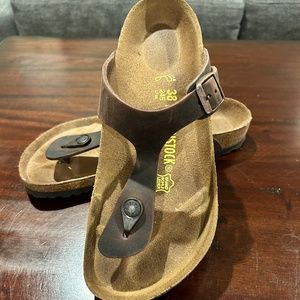 Birkenstock Gizeh Mocha Sz 38